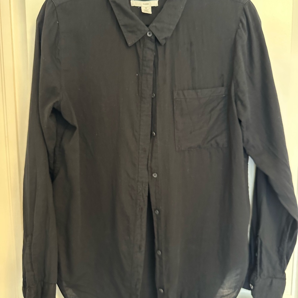 Treasure & Bond Men's Charcoal Button Down Shirt
